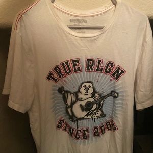 True Religion Men's Buddha Burst Crew Neck